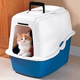 Petmate High Back Cat Litter Pan with Microban (Jumbo, 21 Inch L x 17 Inch W x 10 Inch H)