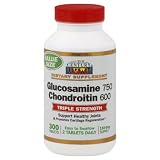 21st Century Glucosamine 750 Chondroitin 600, Triple StrengthTablets, 300-Count