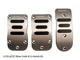Produkt-Bild: Foliatec Foliatec PEDAL Set LINE Design Alu geb&uuml;rstet Pedale