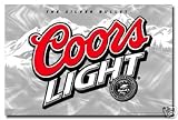 Coors Light Logo Poster the Silver Bullet Rare 24x36