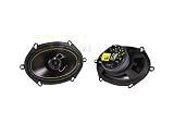 Kicker 11ds68 6x8 Coaxil Speakers Pair Rohs