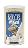 Vegan Soy Powder, Better Than Milk Soy, Vanilla, 22.4-Ounce Canisters (Pack of 2)