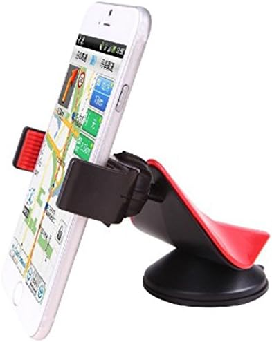 Car Mount,NAMAR Universal Car Mount Holder For Most Smartphones, including IPhone 4, 4S, 5, 5S, 5C, 6, 6 Plus - Samsung Galaxy S3, S4, S5 - Galaxy Notes Red