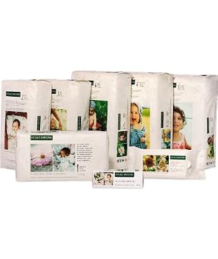 Nature Boy and Girl Midi Nappy - 38pk