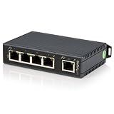 StarTech.com IES5100 5 Port Unmanaged DIN-Rail Mountable Industrial Ethernet Switch