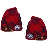 Hyundai Accent Sedan Replacement Tail Light Assembly - 1-Pair by AutoLightsBulbs