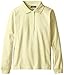 Genuine Big Girls' Jersey Long Sleeve Polo with Picot Collar