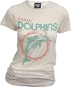 Junk Food Football Miami Dolphins Sugar Cream Ladies/Juniors T-shirt Tee