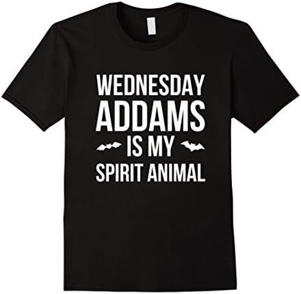 Men's Best Seller: Wednesday Addams is my Spirit Animal Cool Shirt 2XL Black