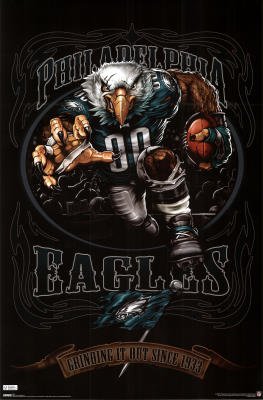 Philadelphia Eagles Runningback Sports Poster 22x34
