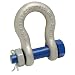 Campbell 999-G Bolt Anchor Shackles, Drop-Forged Carbon Steel, Galvanized, 1-3/4" Trade, 25 ton Working Load Limit