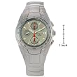 Seiko Men's Chronograph All Stainless Steel Watch with silver Dial. Model: SNA519
