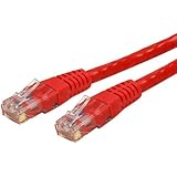 StarTech.com Red Molded RJ45 UTP Gigabit Cat6 Patch Cable - 6 Feet (C6PATCH6RD)