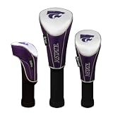 NCAA Kansas State Wildcats Nylon Headcover (set of 3) Driver, Fairway, Utility