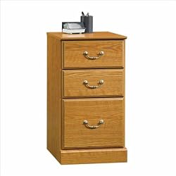 Orchard Hills 3 Drawer Pedestal File Cabinet in Oak Finish