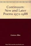 Continuum : new & later poems 1972-1988
