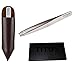 Titus Precision Slant Tip Tweezers â€“ Professional Grade Premium Tweezers with Carry Case