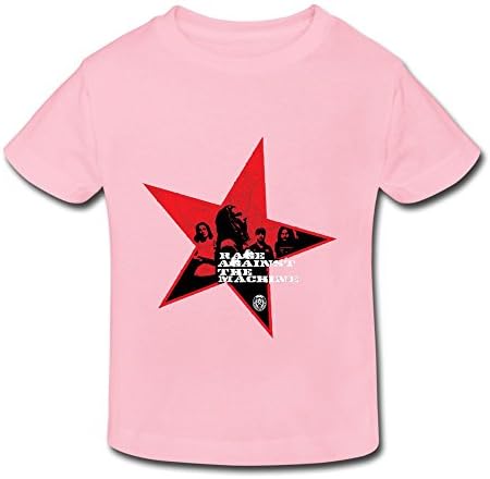 HAYTBABY Kid's Toddler Rage Side Shirt Funny Concert T-shirts Age 2-6 Pink 3 Toddler