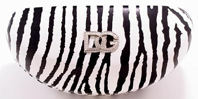 Click here to buy DG Eyewear Hard Case Zebra White-Black Oversized by DG Eyewear.