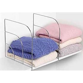 Curved Shelf Dividers - Chrome by Spectrum Diversified Designs Inc.