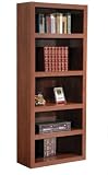 RUSH Bookcase, 72 in, Charles Harris, Dark Cherry finish, 72H x 30W x 12.62D