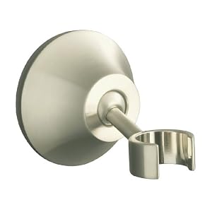 KOHLER K-352-BN Forte Adjustable Wall-Mount Bracket, Vibrant Brushed Nickel