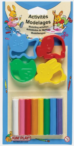 Cofalu Kim'Play - Rif. 160. Pasta da modellare con formine [Importato da Francia]