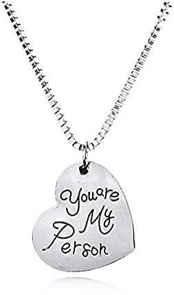 Alloy Clavicle Chain Necklace For Your Love - You Are My Person