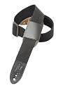 Levy's Leathers 1.5 Polypropylene Kid's Guitar Strap Black