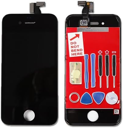 Black apple iPhone 4 16GB 32GB full completed LCD screen display Digitizer unit Free 9 Tools Included
