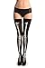 LissKiss Black With Printed Skeleton Bones (Halloween) - Stockings