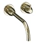 Kohler K-T197-AF Falling Water Wall-Mount Lavatory Faucet Trim with 10-1/4" Spout, Valve Not Included, Vibrant French Gold