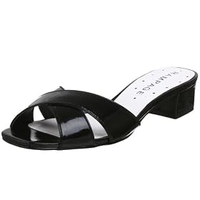 Rampage Women’s Kandee Slide Sandal,Teal Patent,8 M US