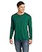 District Men's Young Gravel 50/50 Long Sleeve Henley Tee