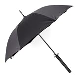 独占輸入★全米GEEK界激震★ThinkGeekの戦国グッズSamurai Sword Handle Umbrella - 日本刀風侍雨傘 -