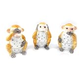Coffrets &agrave; Bijoux "les 3 singes de la Sagesse"