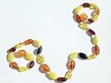 Baltic Amber Necklace - Four Color Free Form