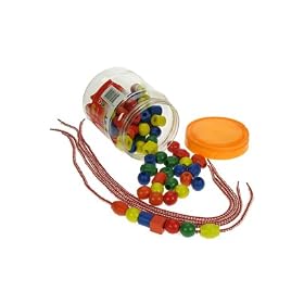 Jar Of 90 Lacing Beads
