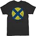 Search : X-Men Distressed X Logo Black Adult T-shirt Tee