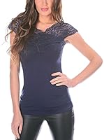 Bleu Marine Camiseta Manga Corta Rubis (Azul)