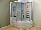 White - Luxury Steam Shower Bath Enclosure Massage