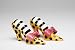 Appletree Design Leopard Print Heels with Pink Bow Salt and Pepper Set, 2-3/8-Inch