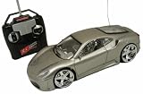 Radio Control Ferrari Style Street Racer in Silver full function and RTR with under chassis racing lights 688-01