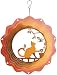 Outdoor Living : Butterfly Kitty 3D Wind Spinner