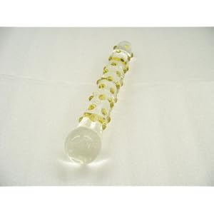 Gold Orchid Glass Pleasure Dong