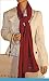 Burberry 100% Cashmere Scarf - Damson Red Trench Belt Scarf 87" x 10.5"