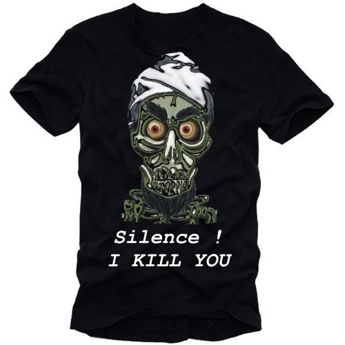 coole-fun-t-shirts Herren t-shirt Achmed the DEAD TERRORIST - SILENCE I KILL YOU