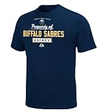 NHL Men's Buffalo Sabres Property Of Short Sleeve Basic Tee (Athletic Navy, X-Large)