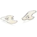 Pilgrim Damen-Ohrclips Swan Versilbert, Lila 473-603