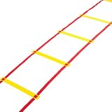 Trademark Innovations Agility Ladder - 12 Rungs Training Ladder - Thick Rungs for Extra Durability
